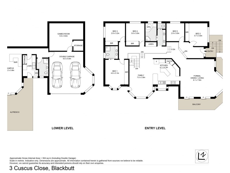 3 Cuscus Close, Blackbutt NSW 2529 Floorplan