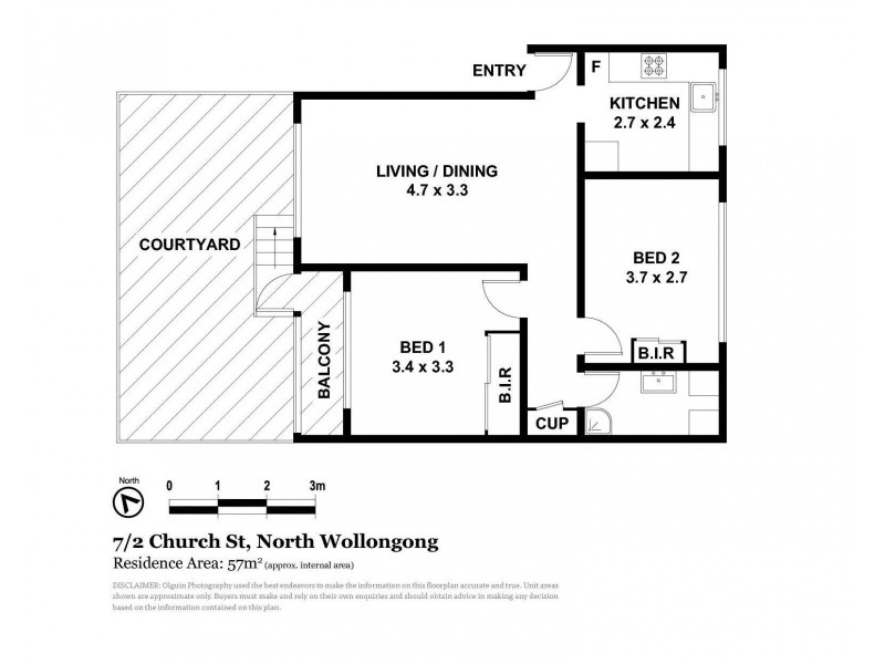 7/2 Church Street, North Wollongong NSW 2500 Floorplan