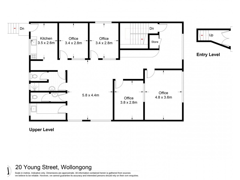 Level 1/20 Young Street, Wollongong NSW 2500 Floorplan