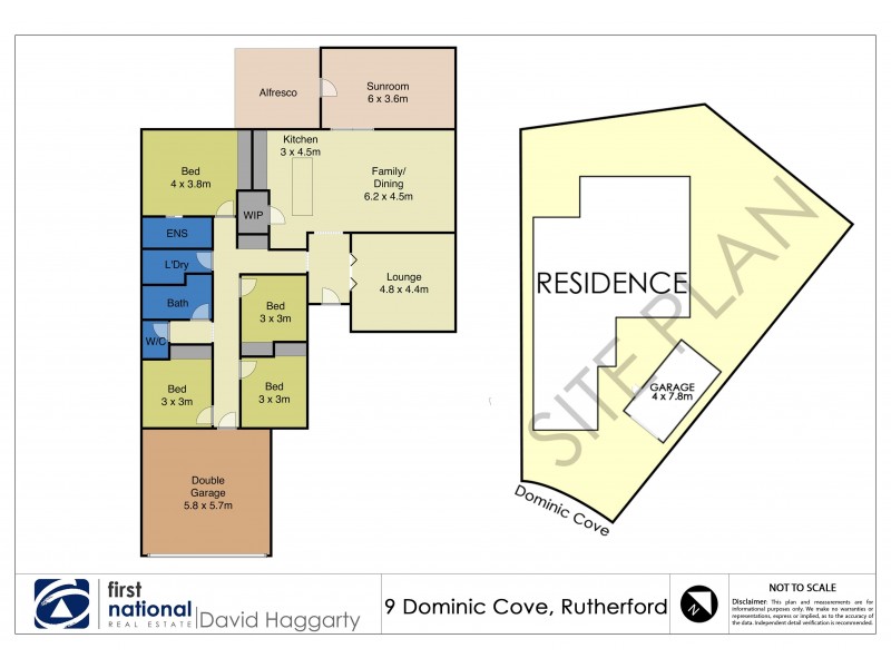 9 Dominic Cove, Rutherford NSW 2320 Floorplan