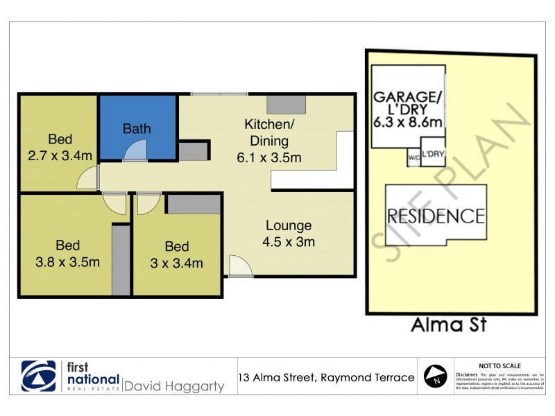 13 Alma Street, Raymond Terrace NSW 2324 Floorplan