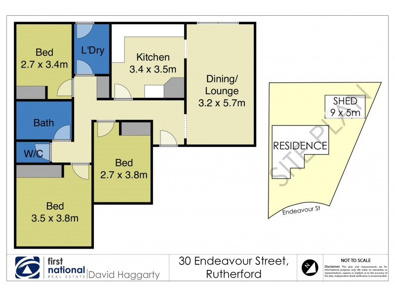 30 Endeavour Street, Rutherford NSW 2320 Floorplan