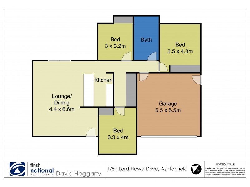 1/81 Lord Howe Drive, Ashtonfield NSW 2323 Floorplan
