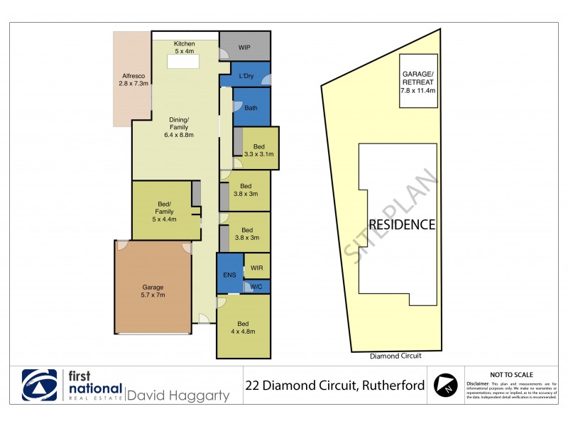 22 Diamond Circuit, Rutherford NSW 2320 Floorplan