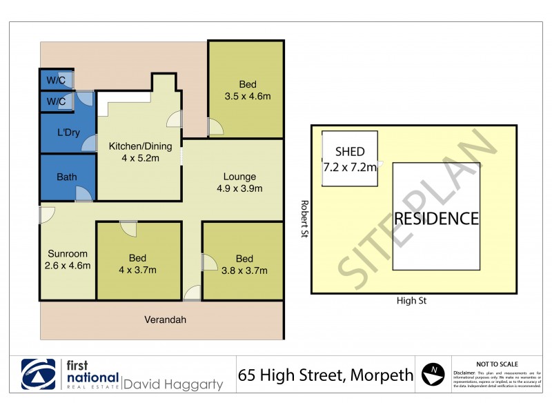 65 High Street, Morpeth NSW 2321 Floorplan