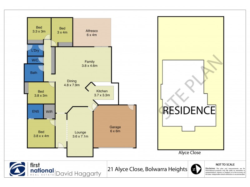 21 Alyce Close, Bolwarra Heights NSW 2320 Floorplan