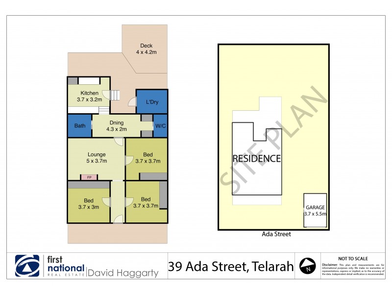 39 ADA STREET, Telarah NSW 2320 Floorplan