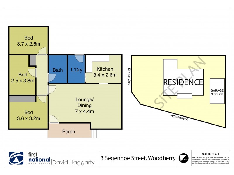 3 SEGENHOE STREET, Woodberry NSW 2322 Floorplan