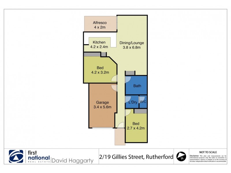 19A – Unit 2 Gillies Street, Rutherford NSW 2320 Floorplan