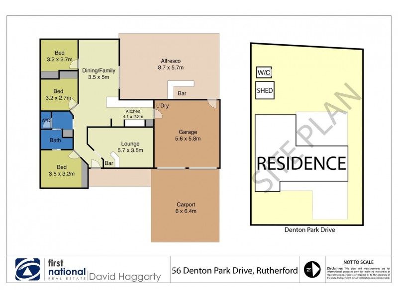 56 Denton Park Drive, Rutherford NSW 2320 Floorplan