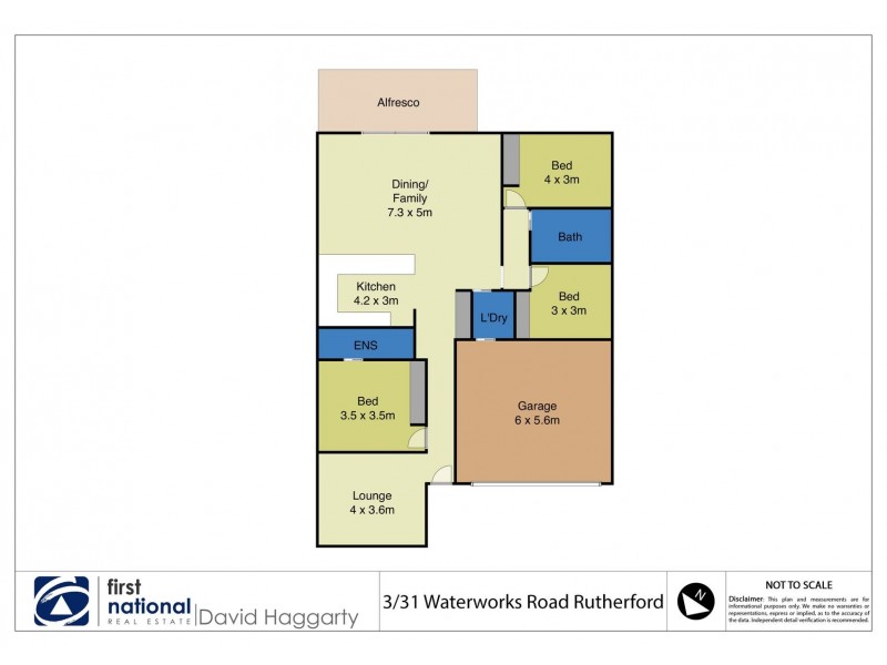 3/31 Waterworks Road, Rutherford NSW 2320 Floorplan