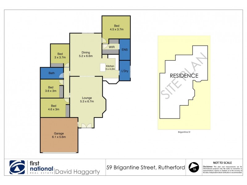 59 BRIGANTINE STREET, Rutherford NSW 2320 Floorplan