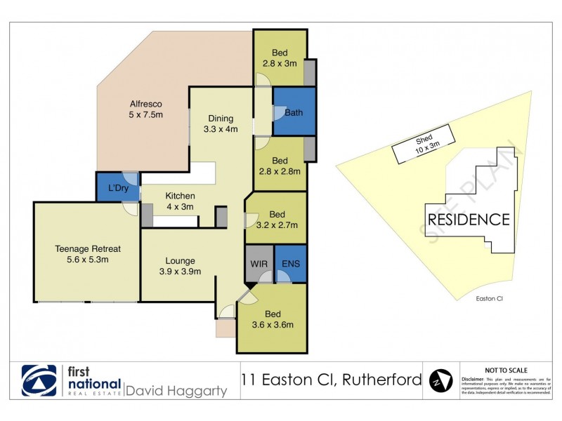 11 Easton Close, Rutherford NSW 2320 Floorplan