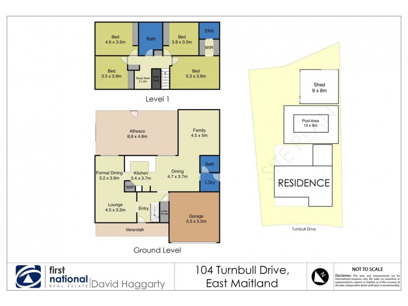 104 Turnbull Drive, East Maitland NSW 2323 Floorplan