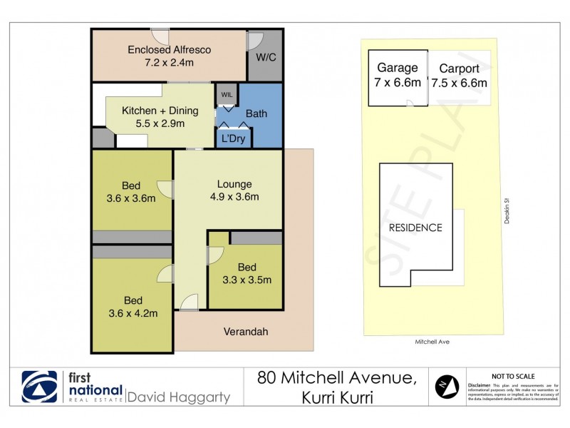 80 Mitchell Avenue, Kurri Kurri NSW 2327 Floorplan
