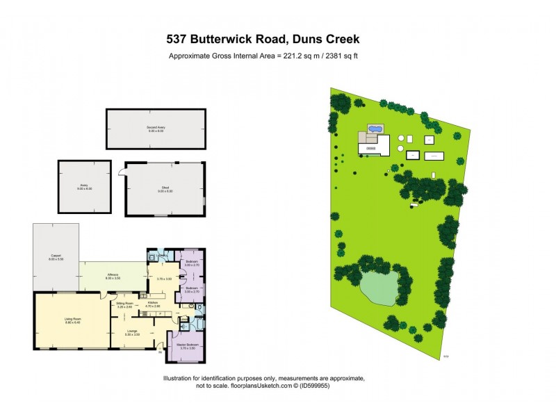 537 Butterwick Road, Duns Creek NSW 2321 Floorplan