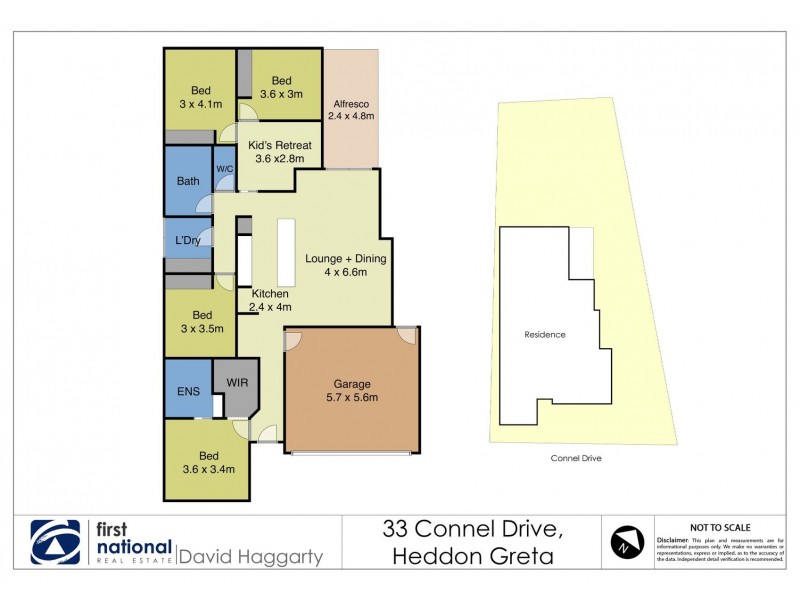 33 Connel Drive, Heddon Greta NSW 2321 Floorplan