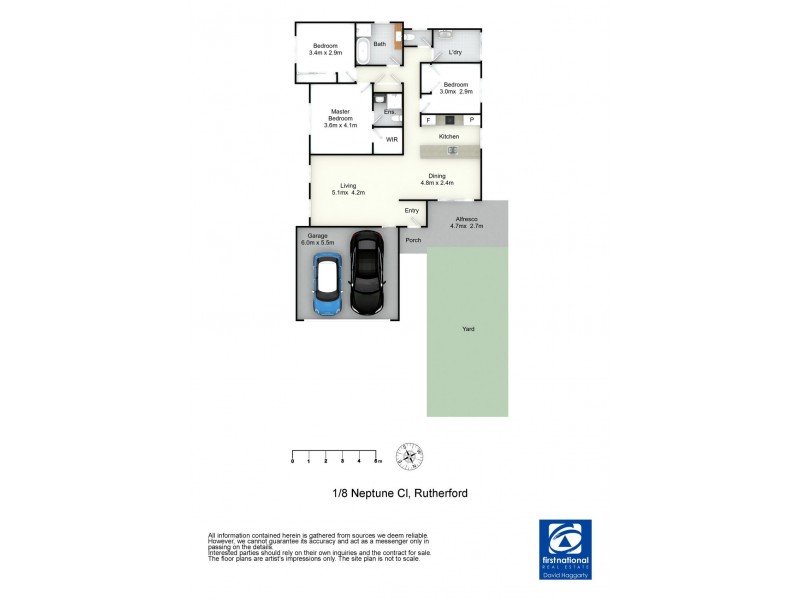 1/8 Neptune Close, Rutherford NSW 2320 Floorplan