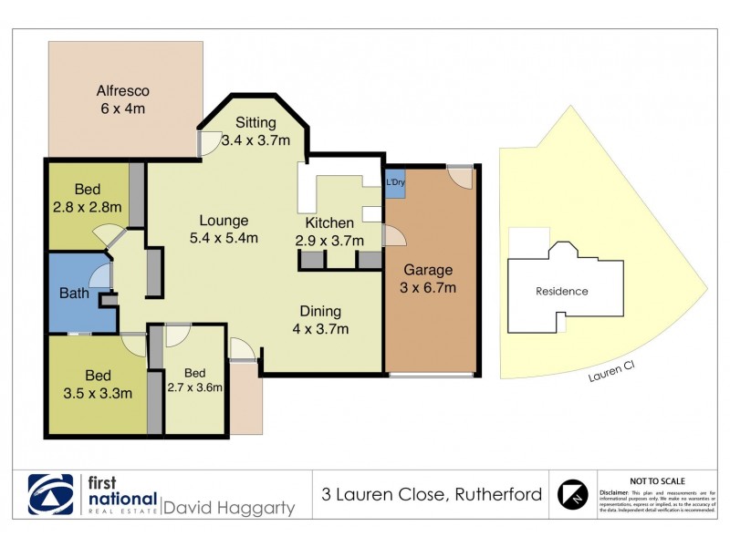 3 Lauren Close, Rutherford NSW 2320 Floorplan