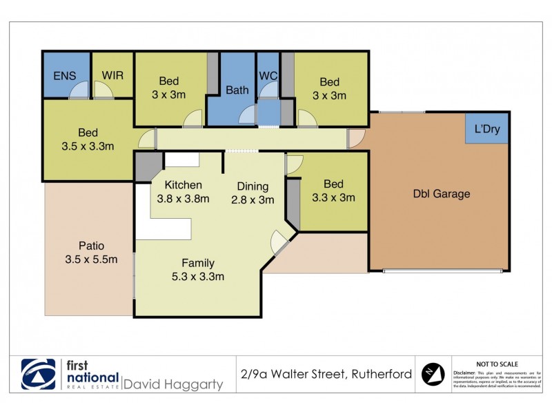 2/9A Walter Street, Rutherford NSW 2320 Floorplan