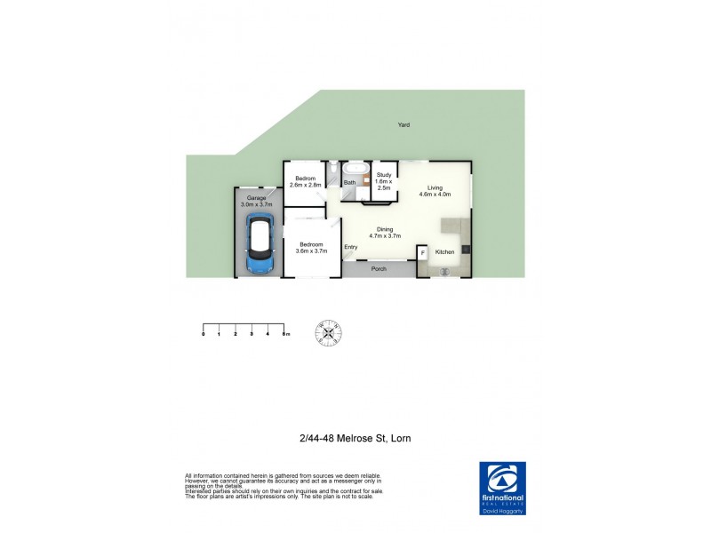 2/44-48 Melrose Street, Lorn NSW 2320 Floorplan