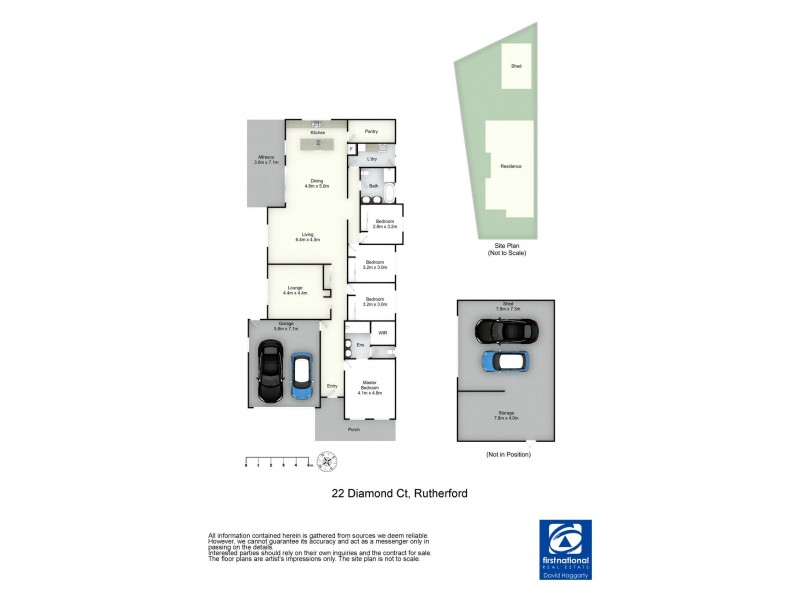 22 Diamond Circuit, Rutherford NSW 2320 Floorplan