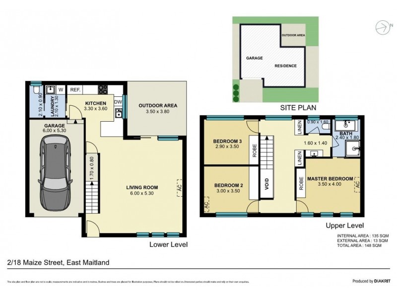 2/18 Maize Street, East Maitland NSW 2323 Floorplan