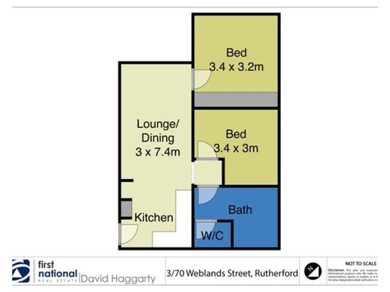 1/70 Weblands Street, Aberglasslyn NSW 2320