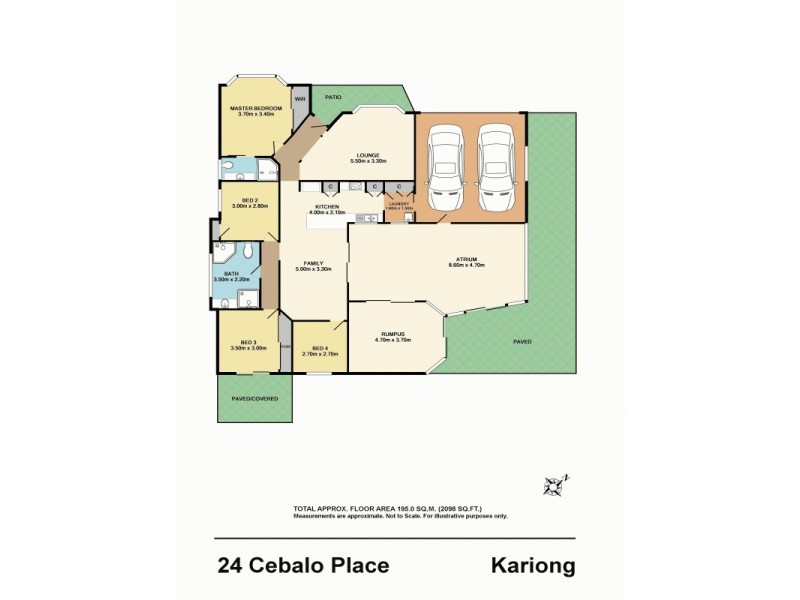 24 Cebalo Place, Kariong NSW 2250 Floorplan