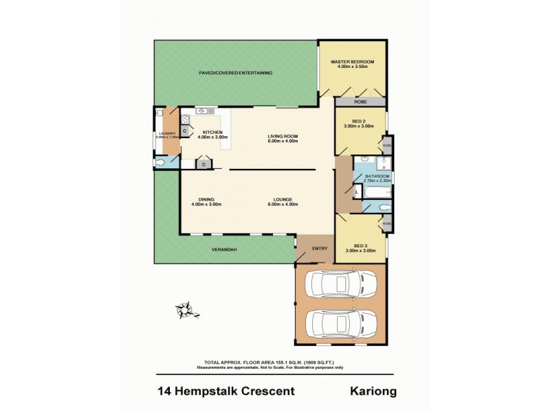 14 Hempstalk Crescent, Kariong NSW 2250 Floorplan