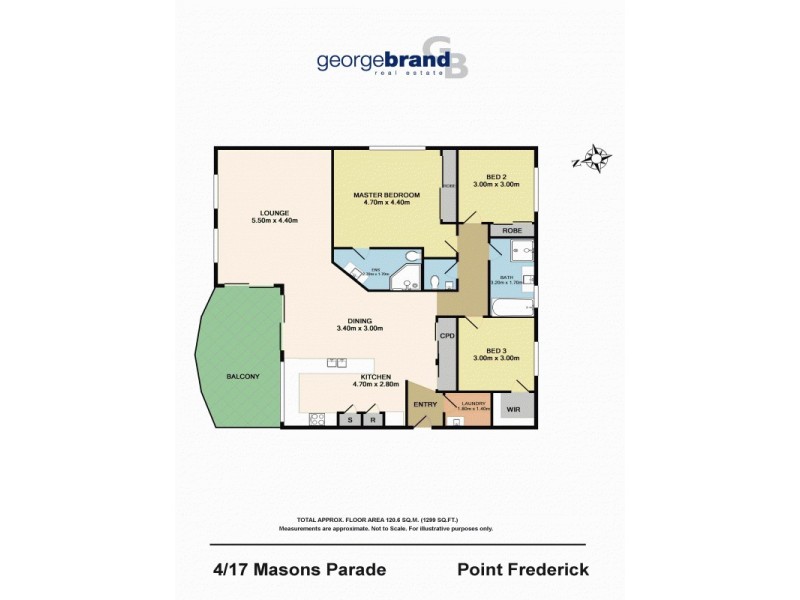 4/17 Masons Parade, Point Frederick NSW 2250 Floorplan