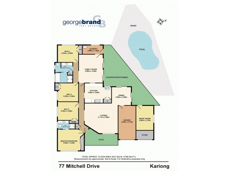 77 Mitchell Drive, Kariong NSW 2250 Floorplan