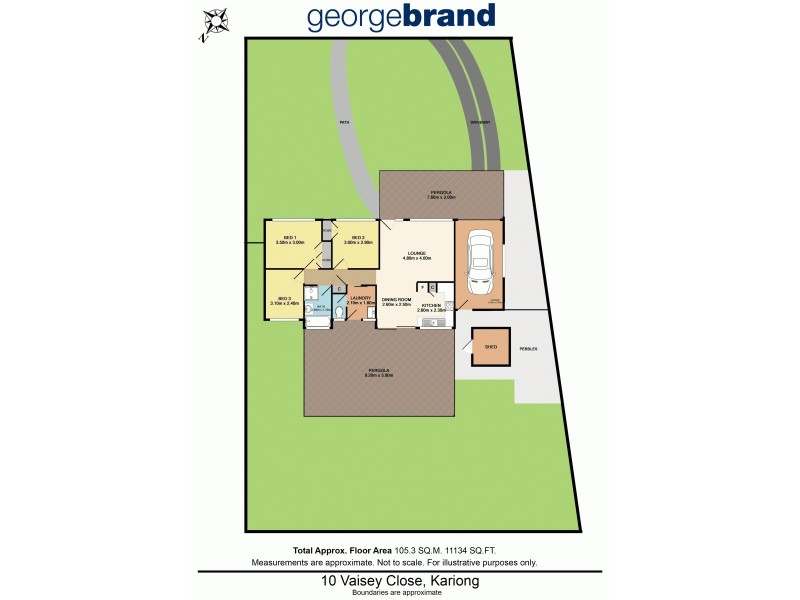 10 Vaisey Close, Kariong NSW 2250 Floorplan