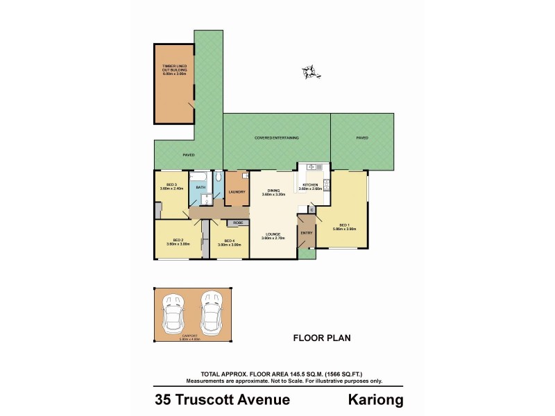 35 Truscott Avenue, Kariong NSW 2250 Floorplan