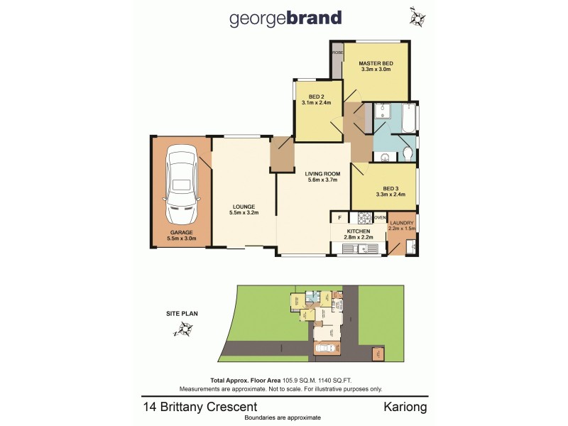 14 Brittany Crescent, Kariong NSW 2250 Floorplan