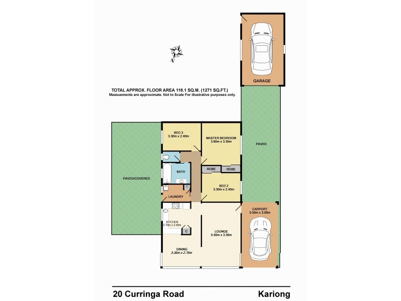 20 Curringa Road, Kariong NSW 2250 Floorplan