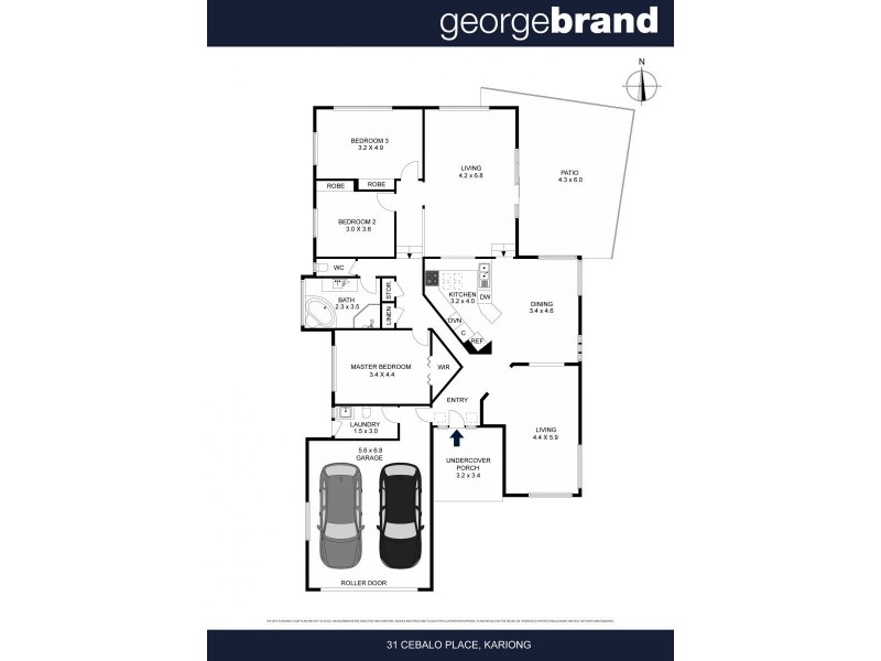 31 Cebalo Place, Kariong NSW 2250 Floorplan