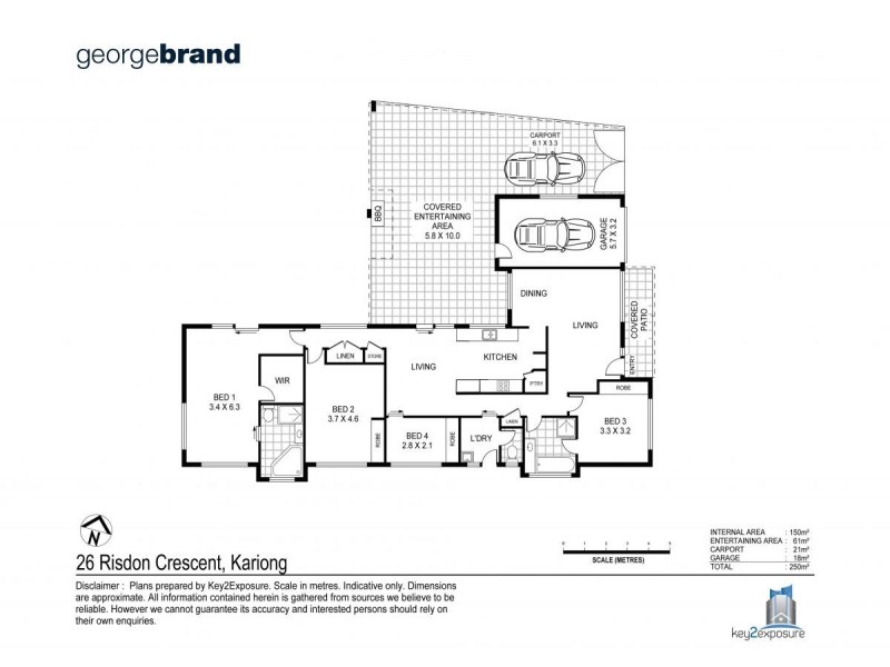 26 Risdon Crescent, Kariong NSW 2250 Floorplan