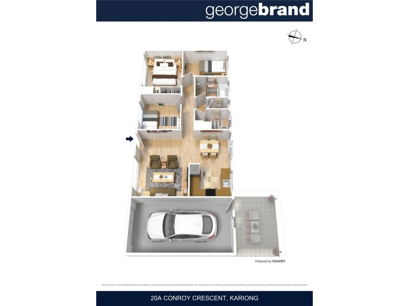 20a Conroy Crescent, Kariong NSW 2250 Floorplan
