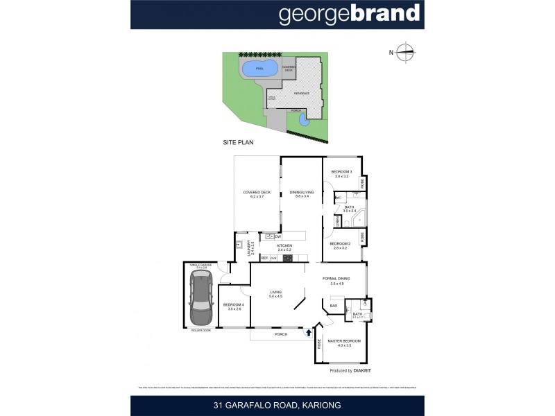 31 Garafalo Road, Kariong NSW 2250 Floorplan