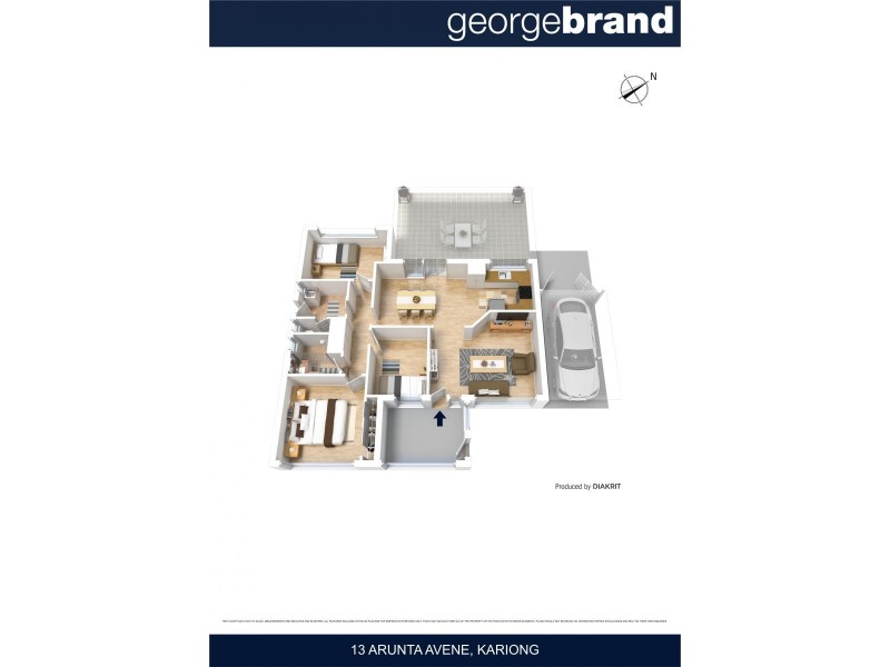 13 Arunta Avenue, Kariong NSW 2250 Floorplan