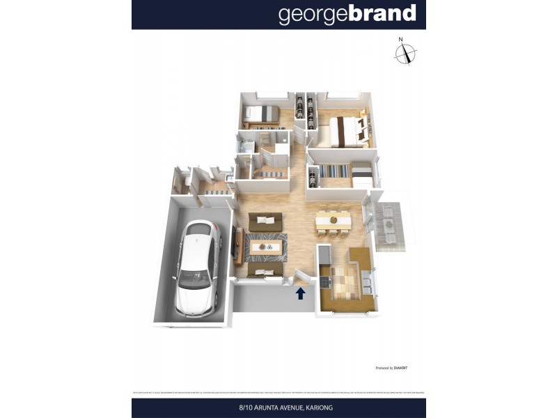 8/10 Arunta Avenue, Kariong NSW 2250 Floorplan