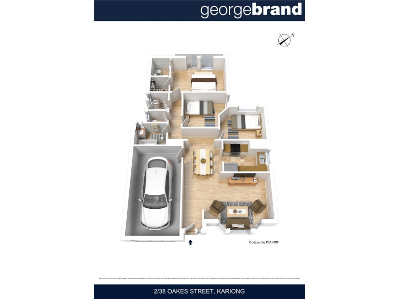 2/38 Oakes Street, Kariong NSW 2250 Floorplan