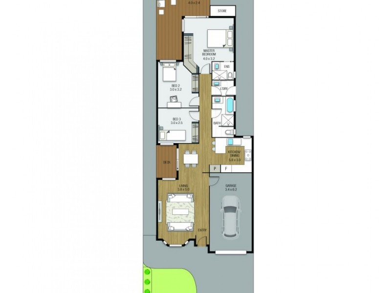 1/33 Oakes Street, Kariong NSW 2250 Floorplan
