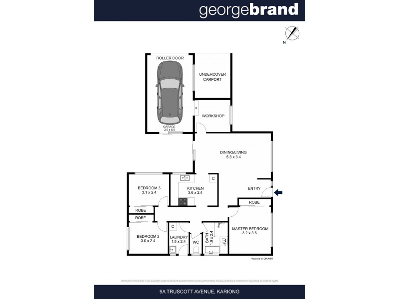 9a Truscott Avenue, Kariong NSW 2250 Floorplan