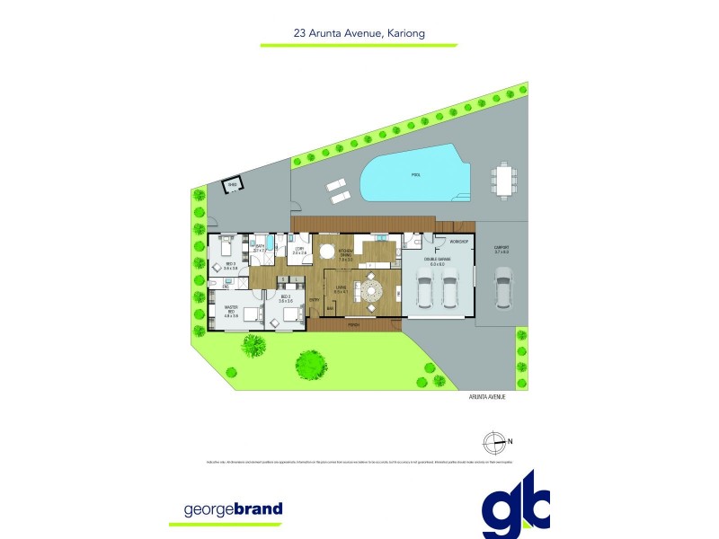 23 Arunta Avenue, Kariong NSW 2250 Floorplan
