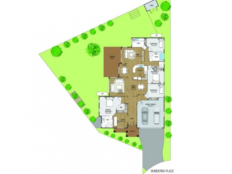 18 Bunderra Place, Kariong NSW 2250 Floorplan