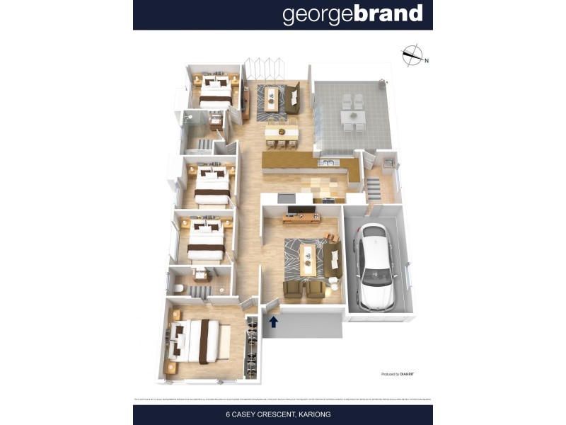 6 Casey Crescent, Kariong NSW 2250 Floorplan