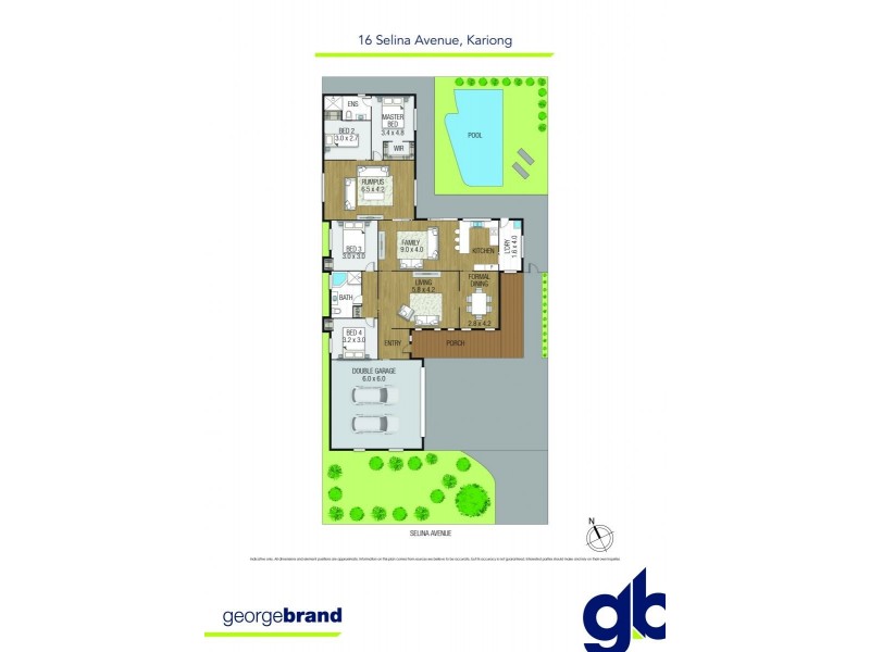 16 Selina Avenue, Kariong NSW 2250 Floorplan