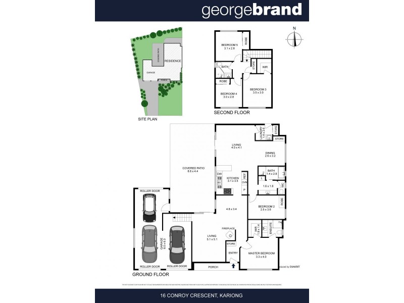 16 Conroy Crescent, Kariong NSW 2250 Floorplan